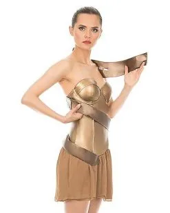 Spirit Halloween Adult Wonder Woman Dress Costume - DC Comics -Costume Themes Shop 01354356 e
