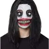 Spirit Halloween Demented Grinning Killer Half Mask