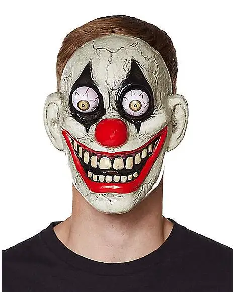 Spirit Halloween Googly Eye Clown Half Mask 3 Spirit Halloween Googly Eye Clown Half Mask