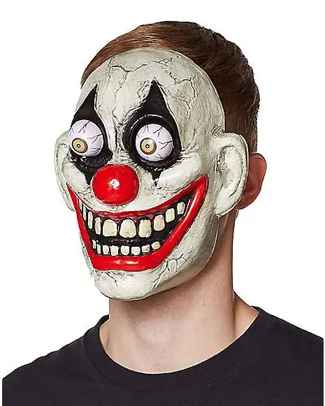 Spirit Halloween Googly Eye Clown Half Mask 4 Spirit Halloween Googly Eye Clown Half Mask - Image 2