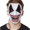 Spirit Halloween Laughing EL Wire Riot Clown Half Mask 2 Spirit Halloween Laughing EL Wire Riot Clown Half Mask -Costume Themes Shop 01359504 a