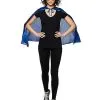 Spirit Halloween Blue Metallic Cape -Costume Themes Shop 01360817 a