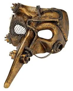 Spirit Halloween Steampunk Plague Doctor Half Mask -Costume Themes Shop 01361815 c