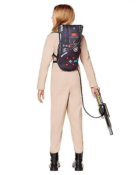 Spirit Halloween Kids Ghostbusters Girls One Piece Costume With Proton Pack - Ghostbust 4 Spirit Halloween Kids Ghostbusters Girls One Piece Costume With Proton Pack - Ghostbust - Image 2