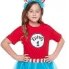 Spirit Halloween Thing 1-5 Glitter Patches - Dr. Seuss -Costume Themes Shop 01369438 a