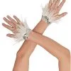 Spirit Halloween White Faux Feather Angel Gloves 1 Spirit Halloween White Faux Feather Angel Gloves -Costume Themes Shop 01375658 a