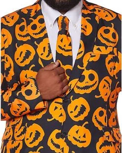 Spirit Halloween Adult Jack-O-Lantern Plus Size Suit 7 Spirit Halloween Adult Jack-O-Lantern Plus Size Suit -Costume Themes Shop 01381524 c