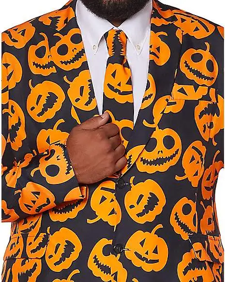 Spirit Halloween Adult Jack-O-Lantern Plus Size Suit 5 Spirit Halloween Adult Jack-O-Lantern Plus Size Suit - Image 3