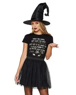 Spirit Halloween Twisted Bones Binx Spell T Shirt - Hocus Pocus