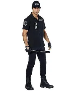 Spirit Halloween SWAT Costume Kit 8 Spirit Halloween SWAT Costume Kit -Costume Themes Shop 01385178 c