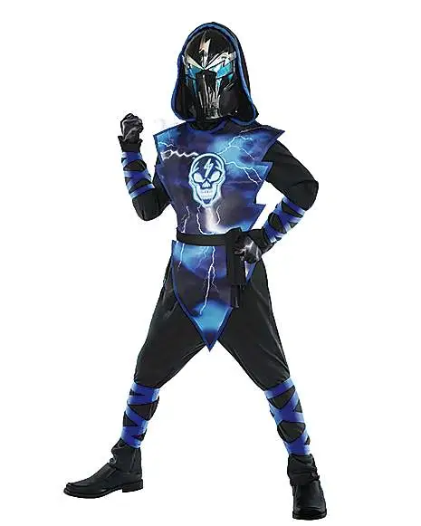 Spirit Halloween Kids Light Up Extreme Lightning Ninja Costume 3 Spirit Halloween Kids Light Up Extreme Lightning Ninja Costume