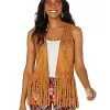 Spirit Halloween Fringed Hippie Vest 2 Spirit Halloween Fringed Hippie Vest -Costume Themes Shop 01386788 a