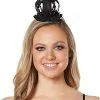 Spirit Halloween Black Queen Crown Fascinator -Costume Themes Shop 01389535 a