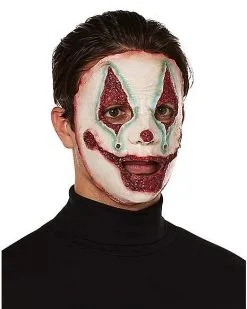 Spirit Halloween Killer Clown Half Mask -Costume Themes Shop 01389972 c