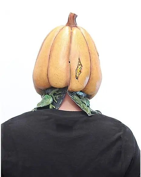 Spirit Halloween Possessed Pumpkin Full Mask 4 Spirit Halloween Possessed Pumpkin Full Mask - Image 2