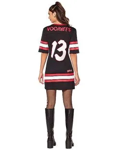 Spirit Halloween Adult Jason Voorhees Hockey Dress – Friday The 13th -Costume Themes Shop 01392695 c