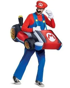 Spirit Halloween Adult Mario Kart Inflatable Costume - Mario Kart 9 Spirit Halloween Adult Mario Kart Inflatable Costume - Mario Kart -Costume Themes Shop 01394063 d