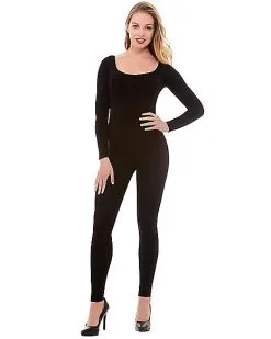 Spirit Halloween Long Sleeve Seamless Catsuit