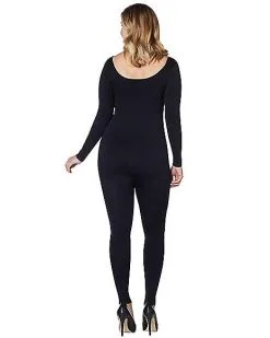 Spirit Halloween Long Sleeve Seamless Catsuit -Costume Themes Shop 01394238 b