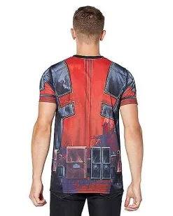 Spirit Halloween Deadpool T-Shirt - Marvel -Costume Themes Shop 01395771 b
