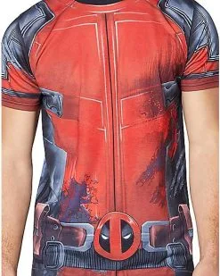 Spirit Halloween Deadpool T-Shirt - Marvel -Costume Themes Shop 01395771 c