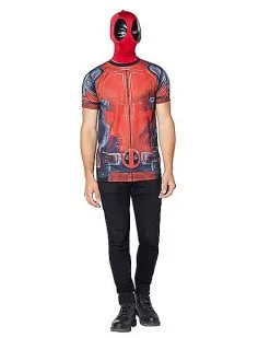 Spirit Halloween Deadpool T-Shirt - Marvel -Costume Themes Shop 01395771 d