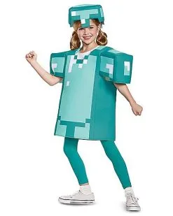 Spirit Halloween Kids Armor Shirt Set - Minecraft -Costume Themes Shop 01396662 f