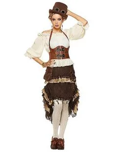 Spirit Halloween Steampunk Waist Cincher 9 Spirit Halloween Steampunk Waist Cincher -Costume Themes Shop 01400126 d