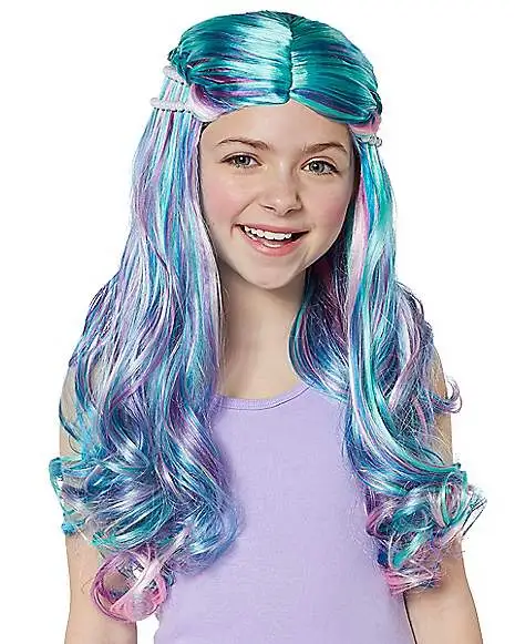 Spirit Halloween Kids Mermaid Wig 3 Spirit Halloween Kids Mermaid Wig