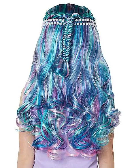 Spirit Halloween Kids Mermaid Wig 4 Spirit Halloween Kids Mermaid Wig - Image 2