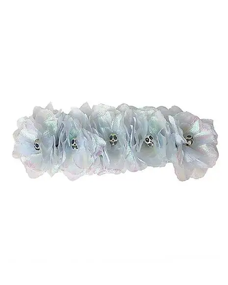 Spirit Halloween Holographic Skeleton Flower Crown 3 Spirit Halloween Holographic Skeleton Flower Crown