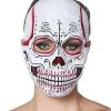 Spirit Halloween Red Sugar Skull Half Mask -Costume Themes Shop 01404052 a