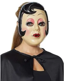 Spirit Halloween Pinup Girl Half Mask - The Strangers Prey At Night 5 Spirit Halloween Pinup Girl Half Mask - The Strangers Prey At Night -Costume Themes Shop 01407659 b
