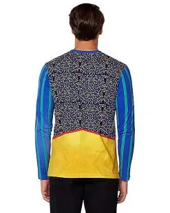 Spirit Halloween Classic Pennywise Long Sleeve T Shirt - It 6 Spirit Halloween Classic Pennywise Long Sleeve T Shirt - It -Costume Themes Shop 01407873 b