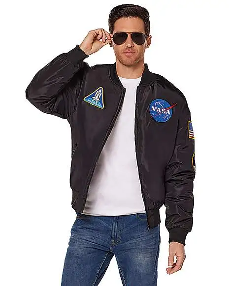 Spirit Halloween NASA Bomber Jacket 3 Spirit Halloween NASA Bomber Jacket