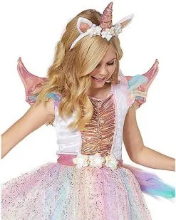Spirit Halloween Kids Rosy Unicorn Costume -Costume Themes Shop 01412121 c