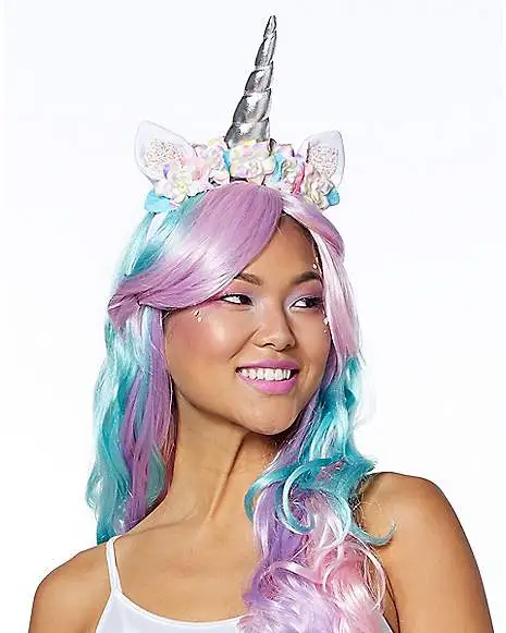 Spirit Halloween Unicorn Flower Headband 4 Spirit Halloween Unicorn Flower Headband - Image 2