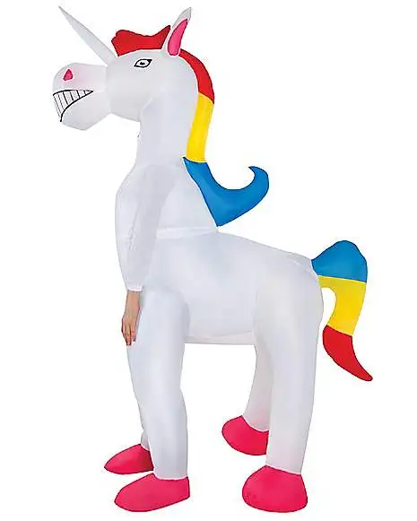 Spirit Halloween Kids Inflatable Unicorn Costume 4 Spirit Halloween Kids Inflatable Unicorn Costume - Image 2
