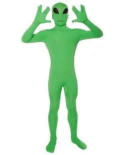 Spirit Halloween Kids Green Alien Skin Suit Costume 8 Spirit Halloween Kids Green Alien Skin Suit Costume -Costume Themes Shop 01414929 c