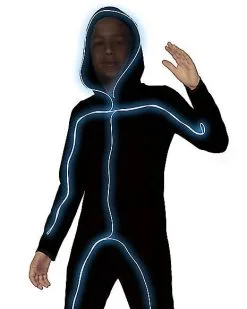 Spirit Halloween Kids Light Up EL Wire Stick Figure Costume 7 Spirit Halloween Kids Light Up EL Wire Stick Figure Costume -Costume Themes Shop 01414978 c