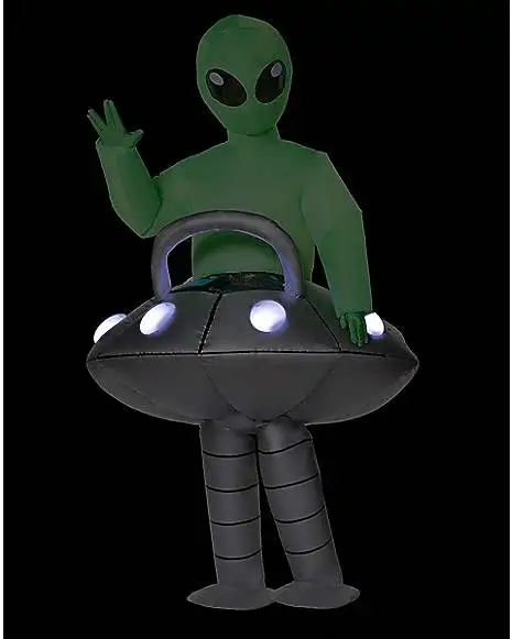 Spirit Halloween Kids Light Up Alien UFO Inflatable Costume 5 Spirit Halloween Kids Light Up Alien UFO Inflatable Costume - Image 3