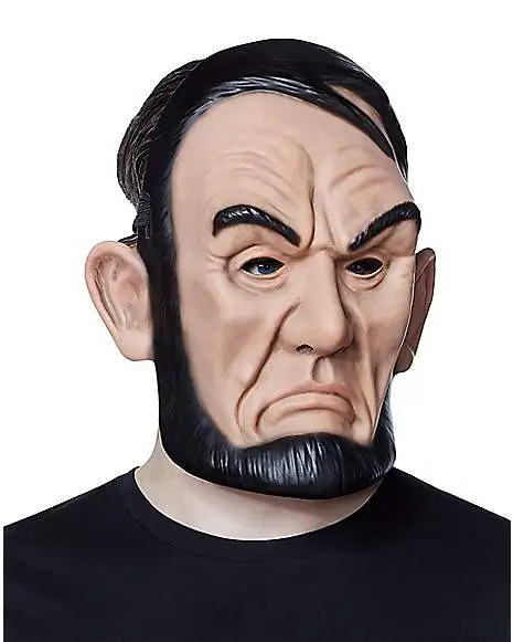 Spirit Halloween Abe Lincoln Half Mask - The Purge Election Year 4 Spirit Halloween Abe Lincoln Half Mask - The Purge Election Year - Image 2