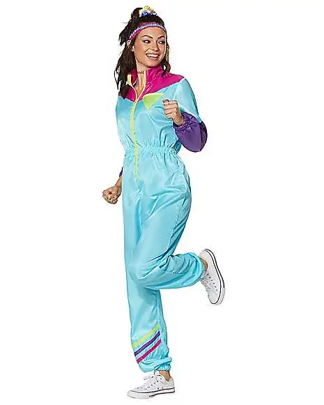 Spirit Halloween Adult '80s Workout Costume 5 Spirit Halloween Adult '80s Workout Costume - Image 3