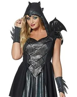 Spirit Halloween Adult Dragon Dress Costume -Costume Themes Shop 01426451 c