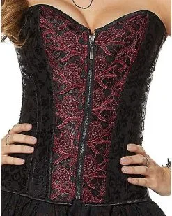 Spirit Halloween Adult Vampire Lace Corset -Costume Themes Shop 01428663 d