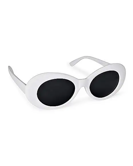 Spirit Halloween '60s White Sunglasses 3 Spirit Halloween '60s White Sunglasses