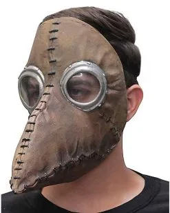 Spirit Halloween Brown Plague Doctor Half Mask -Costume Themes Shop 01429190 d