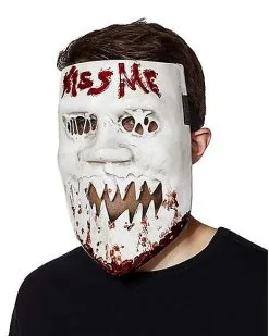 Spirit Halloween Kiss Me Mask - The Purge: Election Year -Costume Themes Shop 01432939 c