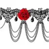 Spirit Halloween Day Of The Dead Rose Lace Choker Necklace -Costume Themes Shop 01433416 a