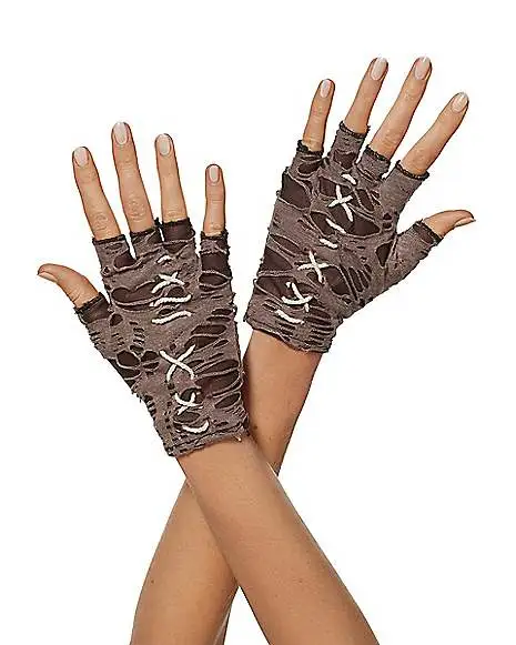 Spirit Halloween Tattered Witch Doctor Gloves 3 Spirit Halloween Tattered Witch Doctor Gloves
